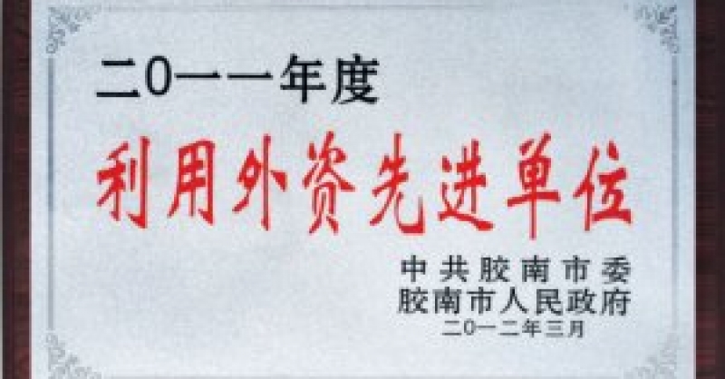 公司獲市招商引資先進(jìn)單位稱(chēng)號(hào)